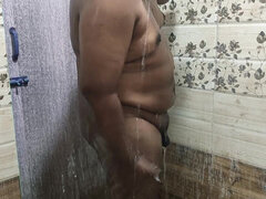 Amador amadora, Banheiro, Gordinho, Feito em casa, Indianoa, Solo chão