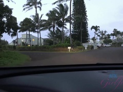 Orgasm, Utomhus, Pov, Offentlig, Fitta, Röker, Sprutande, Tuttar