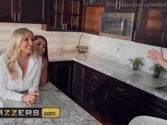 Gina Valentina & Julia Ann - Hot Rough Sex with a Dominant MILF - Brazzers