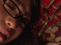 Asiatisk, Brunett, Glasögon, Onani, Solo