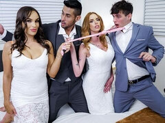 18, Iso kulli, Isot tissit, Takaapäin, Neljän kimppa, Punapää, Laiha, Teini