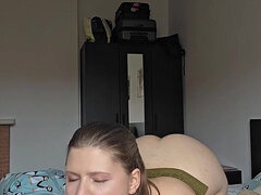 Amateur, Belle grosse femme bgf, Gode, Femelle, Masturbation, Seins naturels, Chevaucher, Solo