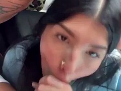 Obciąganie, Wytrysk, Stopy, Obciąganie, Latynoska