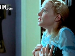 엉덩이, 큰 가슴, 금발의, 오랄섹스, 핸드잡, 키스, 대단히, 빈티지