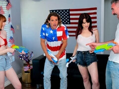 Amateur, Verga grande, Morena, Cuadrupleta, Grupo, Flaco, Adolescente, Tetas