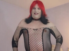 아마추어, 아메리카인, 크고 아름다운 여자, 큰 엉덩이, 랑제리, 나이든, 혼자