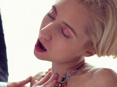 엉덩이, 아기, 금발의, 하드코어, 조그마한, 거칠게, 청소년, 젖가슴