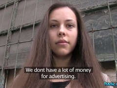 Dark Haired Lady Babe With Stunning Figure Fucks For Money