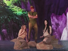 Babe, Stor pik, Store bryster, Brunette, Sædskud, Hd, Naturlige bryster, Trekant