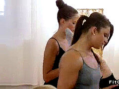 Universitet, Europeisk, Flexibel, Grupp, Gym, Sport, Trekant