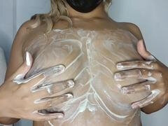 크고 아름다운 여자, 거대한, 밀프, 엄마, 오르가슴, 젖가슴