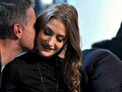 Analny, Niemowlę, Piękna, Blondynka, Podwójna penetracja, Hardcore, Bielizna, Trójkąt