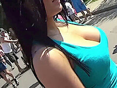 Candid teenage titties Compilation - Part two