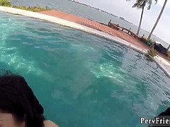 Cul, Sucer une bite, Peloter, Pov, Chatte, Suçant, Adolescente, Plan cul à trois