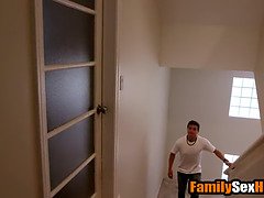 Sista asks brother-in-law to check if her boobs got thicker