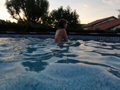 Amatéri, Pár, Francúzskej, Hd, Homemade, Masturbácia, Bazén, Pod vodou