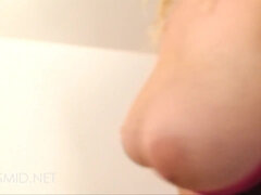 엉덩이, 큰 엉덩이, 금발의, 가슴이 큰, 약간 뚱뚱한, 지방, 자연의 가슴, 젖가슴