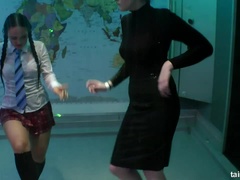 黒人, 茶髪の, 人形, 手コキする, レズビアン, オマンコ, フェラする, スインガー