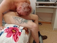 Amatør, Cougar, Sperm skott, Moden, Milf, Mamma, Stemor, Suging