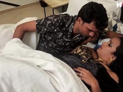 Desi Indian Stepmom in Saree Gets Rough Fucked by Stepson - Hindi Audio, Big Tits, Hardcore Action