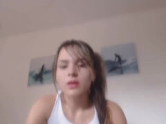 Amateur, Beauté, Blonde, Femelle, Masturbation, Chatte, Jouets, Webcam