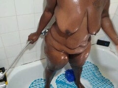 Amatør, Amerikansk, Badeværelse, Sort, Ældre lækkre kvinde, Fødder, Hjemmelavet, Ældre kvinde