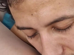 18, 아마추어, 큰 음경, 오랄섹스, 커플, 라티나, 조그마한, 청소년