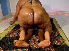 Afrikanisch, Wohlbeleibte schöne frauen, Paar, Furzen, Massage, Reif, Muschi