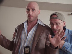 오랄섹스, 에보니, Hd, 다른 인종간의, 경찰, 보지, 타는, 빼빼한