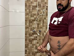 Amateur, Arabe, Corridas, Divertido, Gay, Ducha, Solo, Camara web