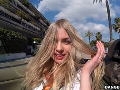 Culo grosso, Grande cazzo, Tette grandi, Bionda, Pompino, Macchina, Da dietro, Russa