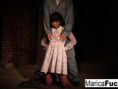 Marica Gets Stripped And Fondled In The Basement With Marica Hase