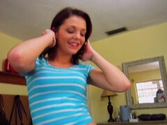 Incroyable, Sucer une bite, Grosse, Petite amie, Culottes ou slips, Pov