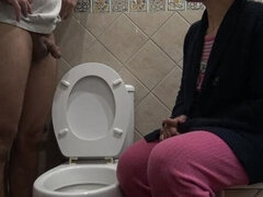 Stepmom Susan Watches Step Son Pee in Taboo CFNM Pissing Fetish 4K