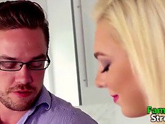 Young blonde stepsister gets naughty in Fix My Kitchen: Full Vids FamilyStroke.net