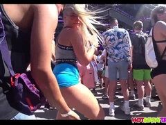 Rave-Thong Party - Amateur Chicks with Big Asses Outdoors