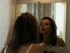 Blasen, Doppelpenetration, Französisch, Lingerie, Reif, Zierlich, Titten, Vintage