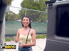 Tyler Steel bangs Penelope Woods in the ass like a pro in BANGBROS!