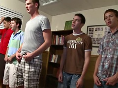 Str8 college stud fucked in ass for fraternity entrance