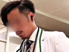 In den arsch, Asiatisch, Grosser schwanz, Arzt, Schwul, Hardcore, Japanische massage