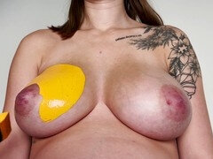 아마추어, 집에서 만든, 밀프, 임신한