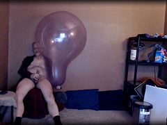 Balloonbanger 56 Fucking with a giant long neck balloon