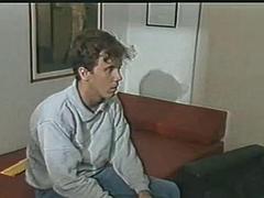 큰 가슴, 금발의, 오랄섹스, 흑갈색 머리, 밀프, 젖가슴, 빈티지