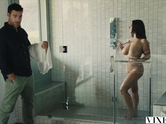 茶髪の, 巨乳な, カップル, 顔射, Hd, キス, 淫乱熟女, 剃毛