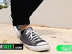 Schattig, Hondjeshouding, Rijden, Geschoren, Mager, Plagen, Tiener, Tieten likken