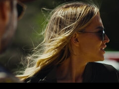 Blondine, Schwanz, Aufs gesicht abspritzen, Lecken, Masturbation, Im freien, Socken, Titten