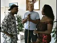 Stora tuttar, Svart, Ebenholts, Fetisch, Slick, Pool, Tuttar, Vintage