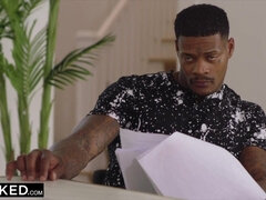 デカチン, デカパイ, 黒人, フェラチオ, 茶髪の, 異人種間, 淫乱熟女, フェラする