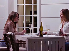 Anal, Loiroa, Faculdade, Lingerie, Cavalgar, Seduzidoa, Estudante, Sexo grupal a três