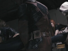 Πρωκτικό, Πίπα, Πούτσος, Σε στάση σκύλου στα τέσσερα, Κουαρτέτο, Μαλλιαρός, Ώριμη γυναίκα, Φυσικά βυζιά